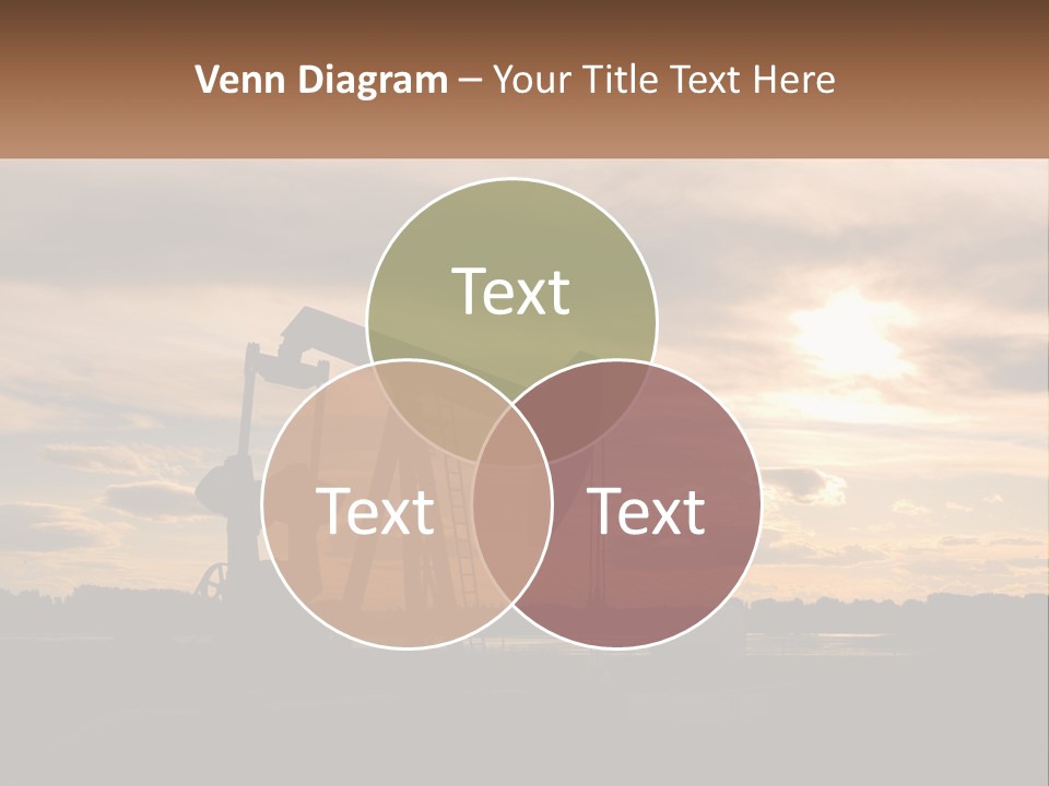 Drill Gas Crude PowerPoint Template