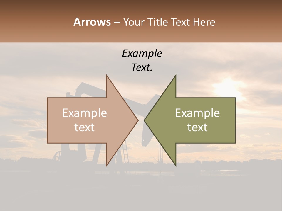 Drill Gas Crude PowerPoint Template