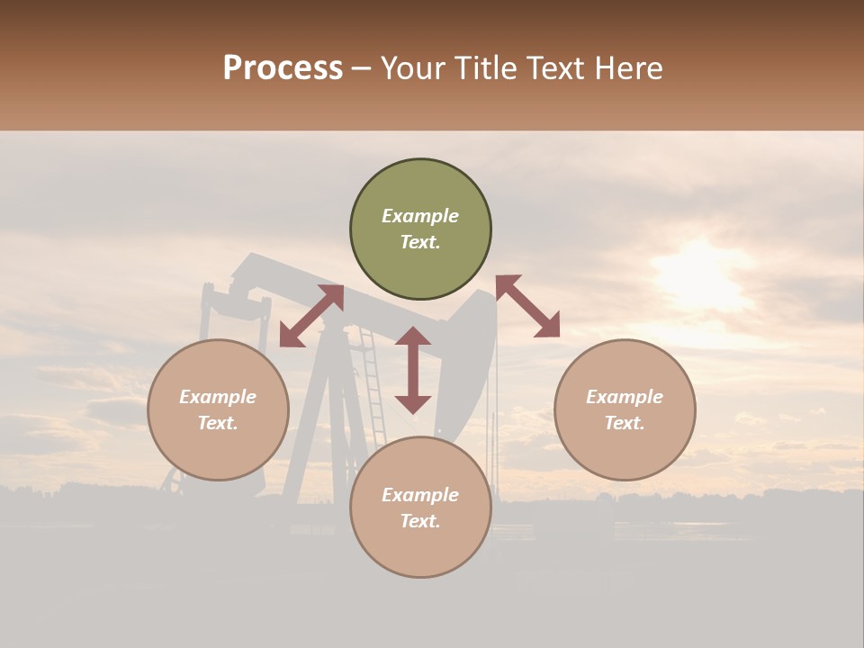 Drill Gas Crude PowerPoint Template