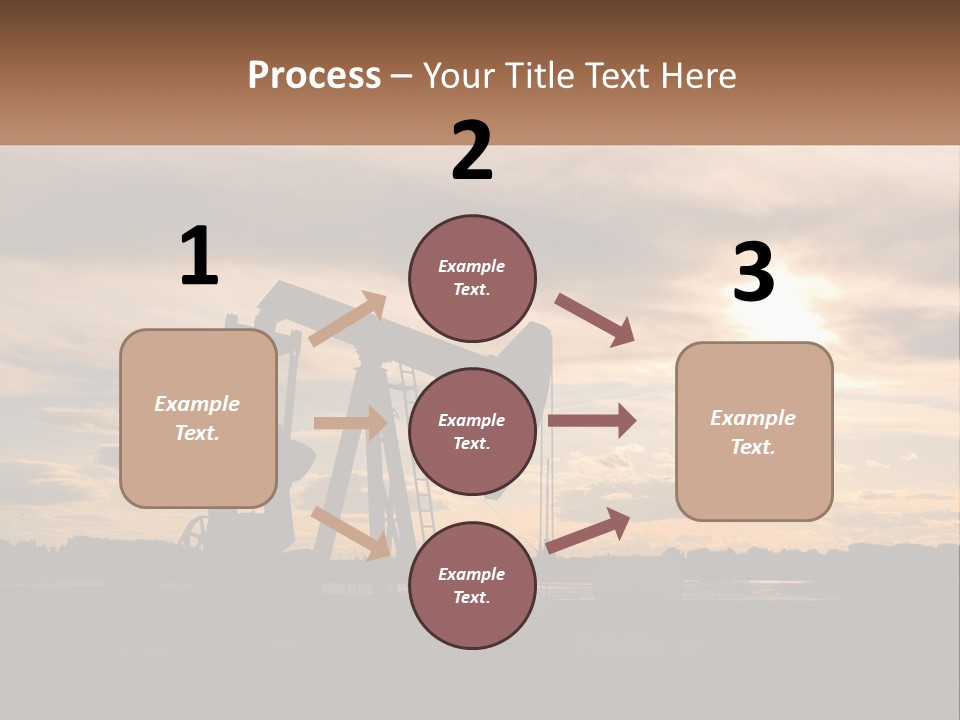 Drill Gas Crude PowerPoint Template