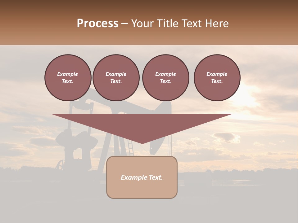 Drill Gas Crude PowerPoint Template