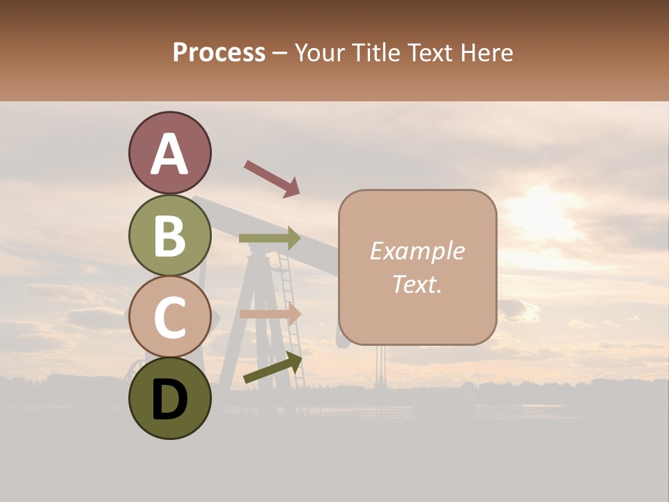 Drill Gas Crude PowerPoint Template