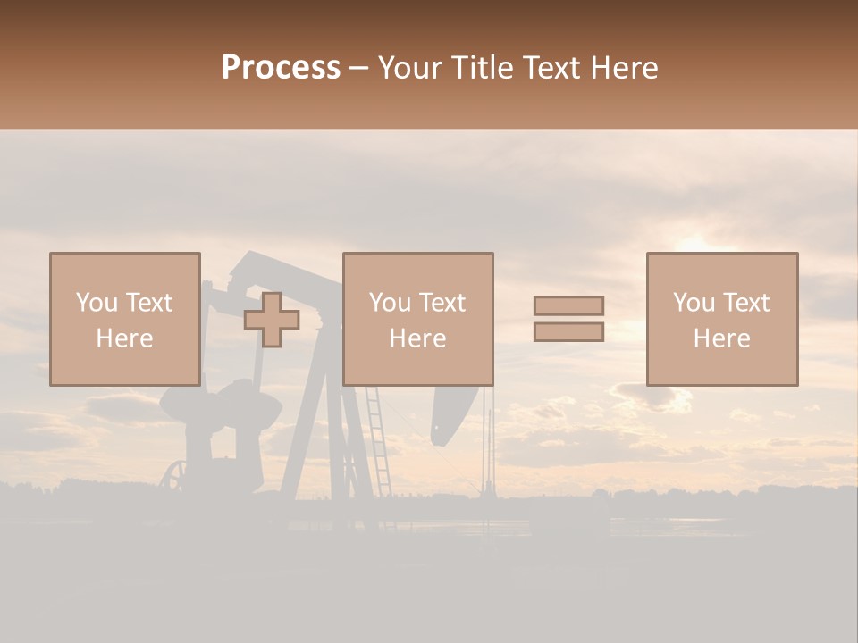 Drill Gas Crude PowerPoint Template