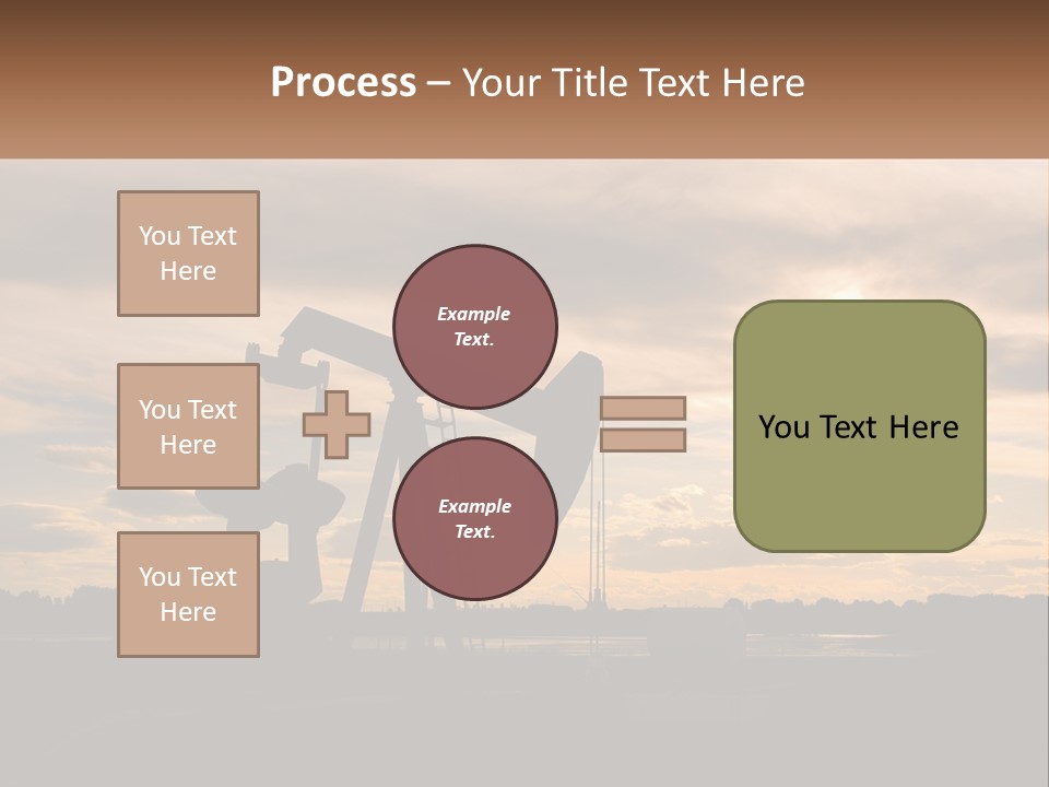 Drill Gas Crude PowerPoint Template
