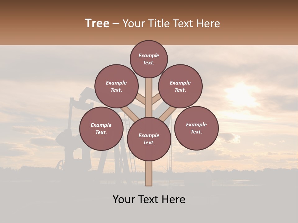 Drill Gas Crude PowerPoint Template