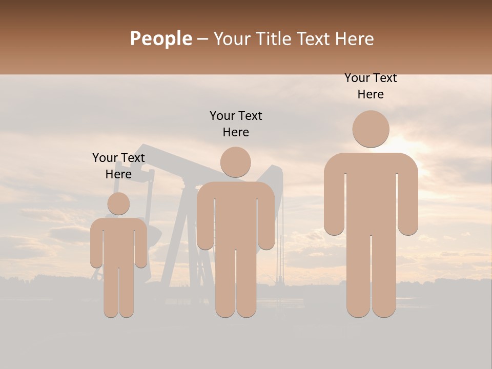 Drill Gas Crude PowerPoint Template