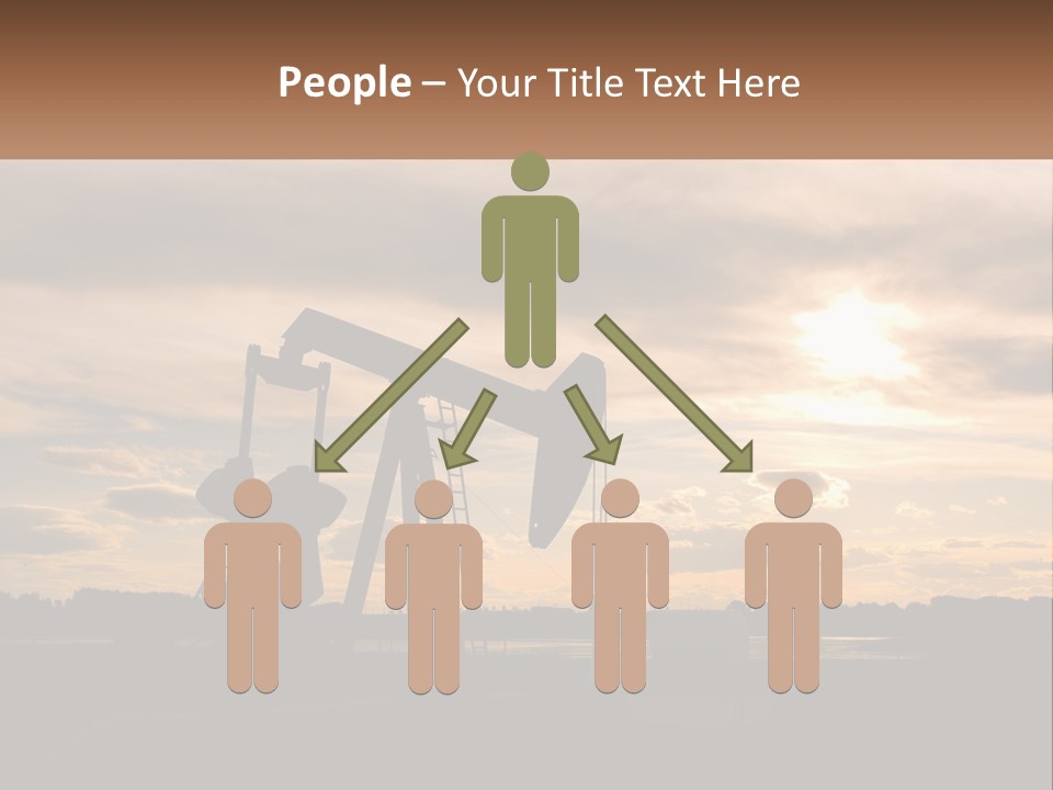 Drill Gas Crude PowerPoint Template