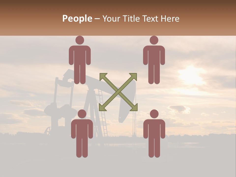 Drill Gas Crude PowerPoint Template