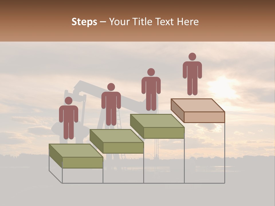 Drill Gas Crude PowerPoint Template