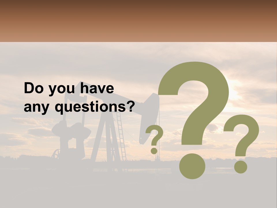 Drill Gas Crude PowerPoint Template