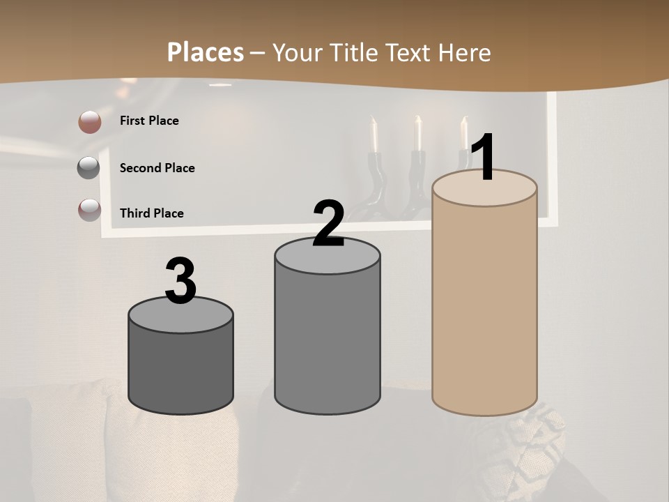 Furniture Elegant Living PowerPoint Template