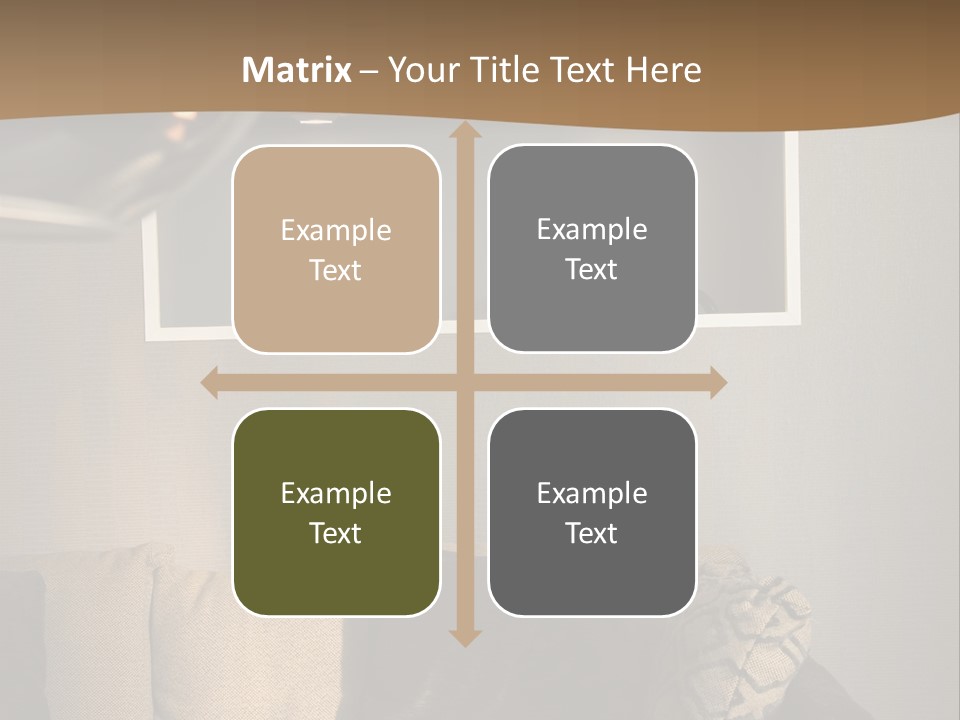 Furniture Elegant Living PowerPoint Template