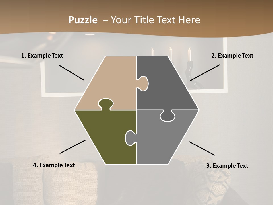 Furniture Elegant Living PowerPoint Template