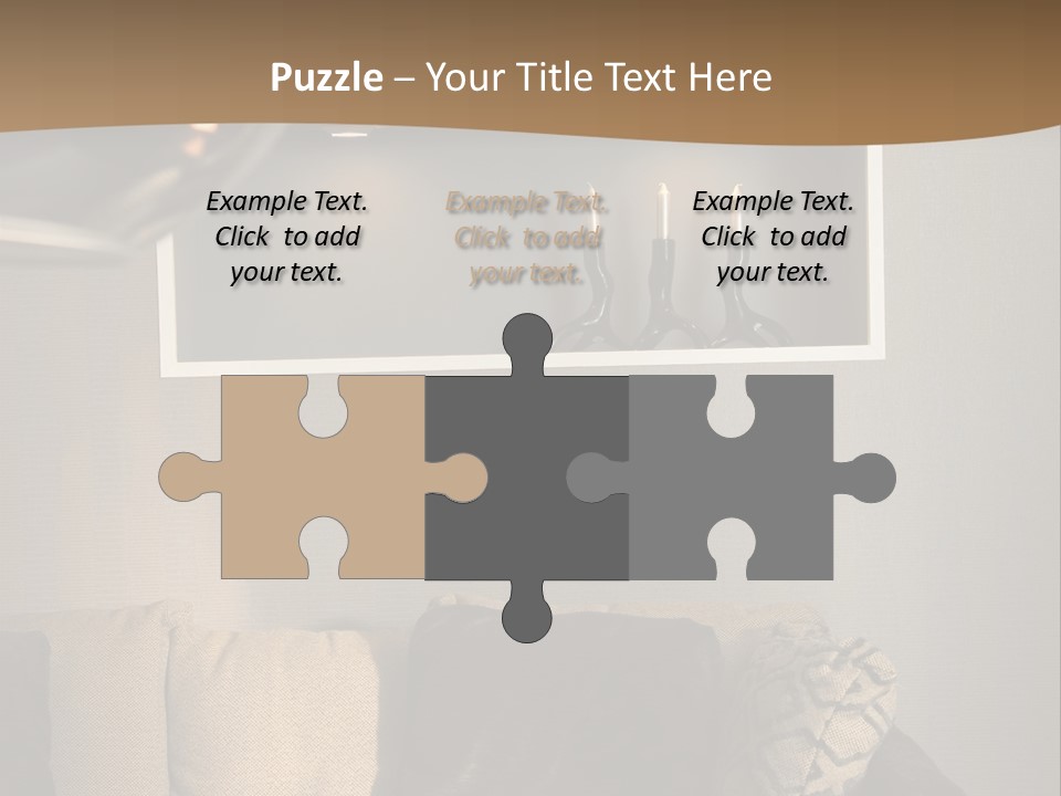Furniture Elegant Living PowerPoint Template