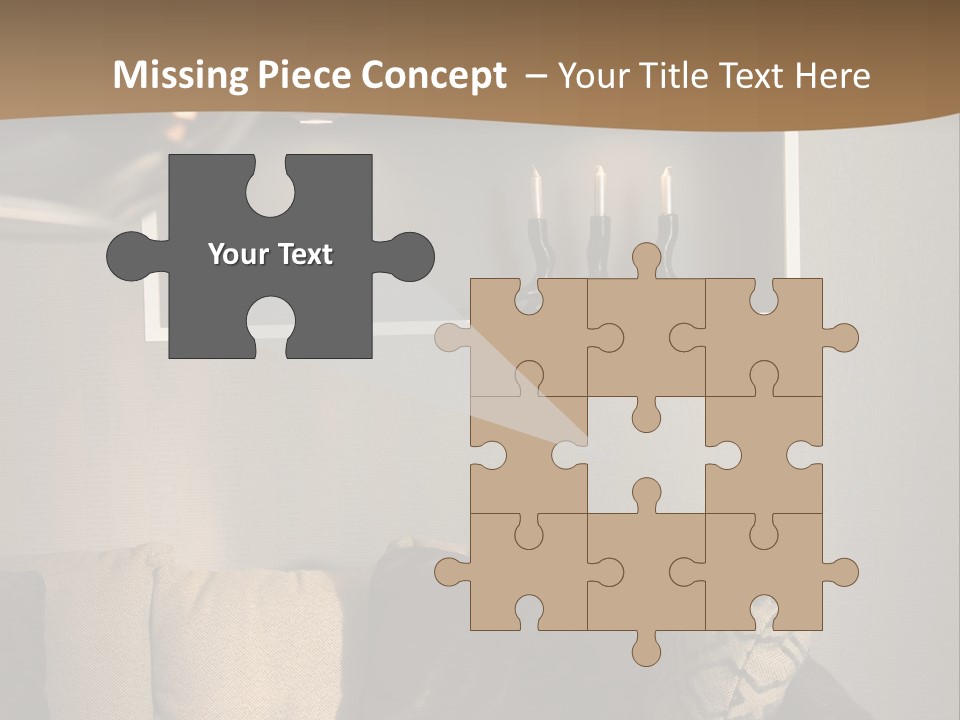 Furniture Elegant Living PowerPoint Template