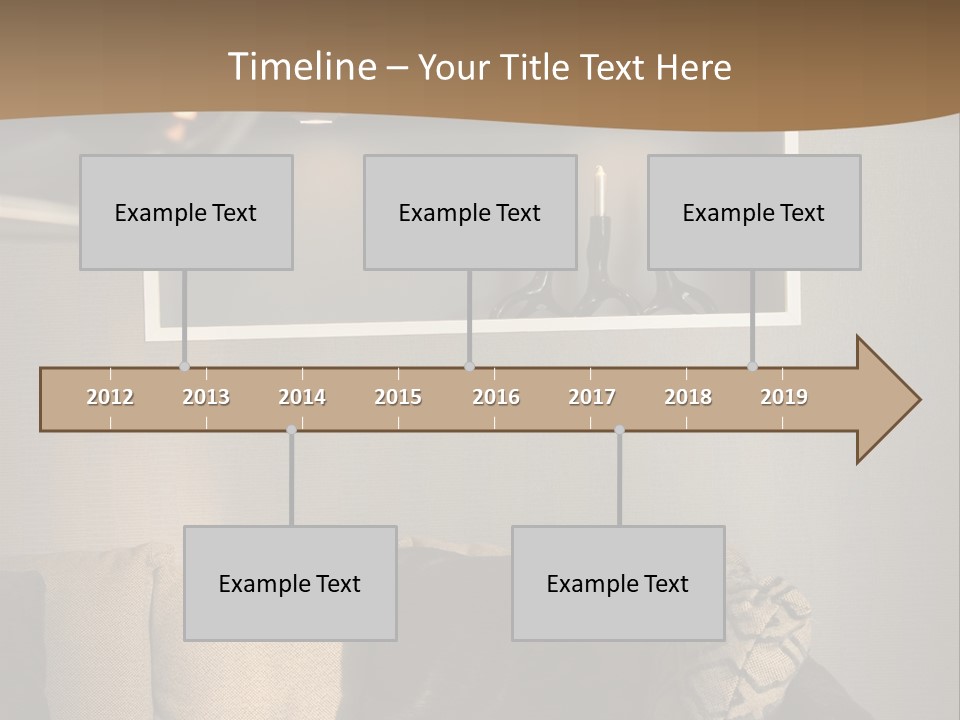 Furniture Elegant Living PowerPoint Template