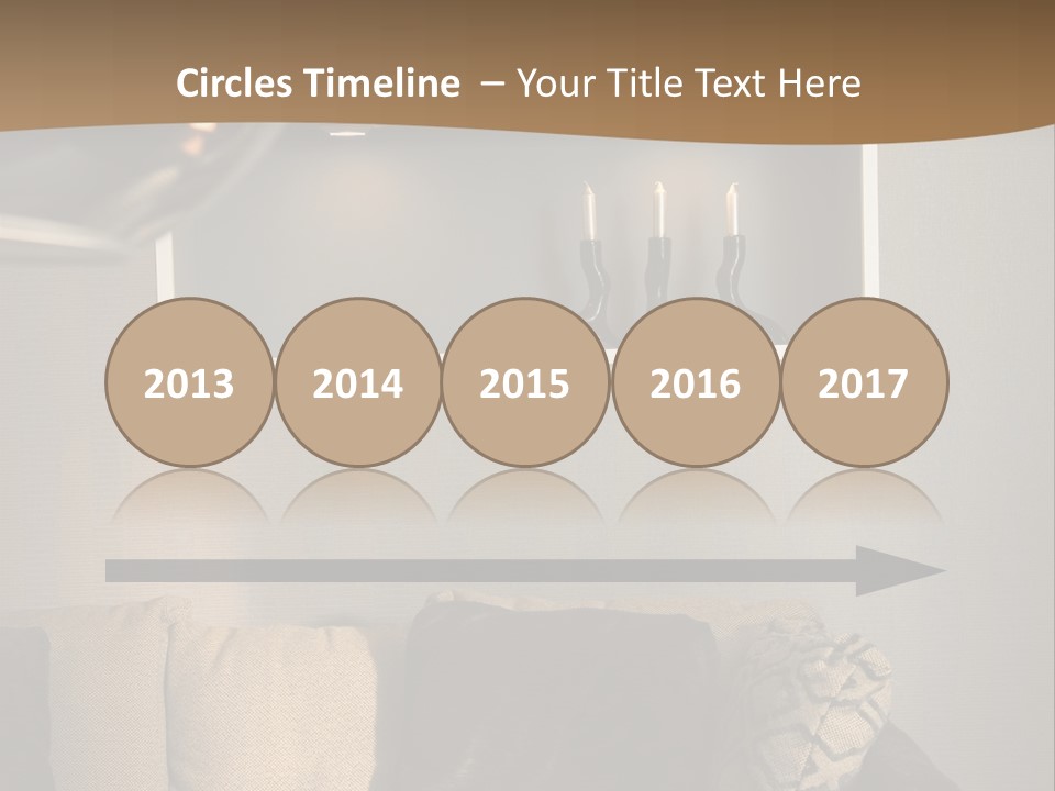 Furniture Elegant Living PowerPoint Template