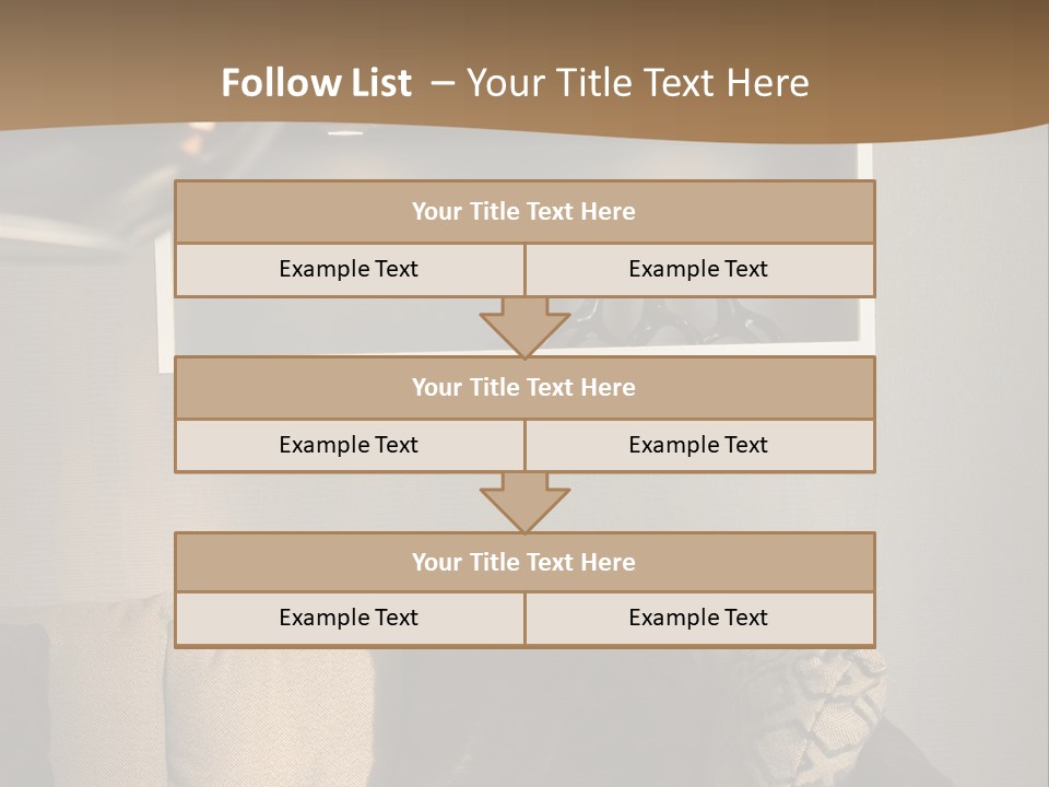 Furniture Elegant Living PowerPoint Template