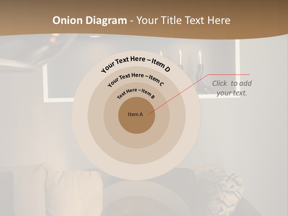 Furniture Elegant Living PowerPoint Template