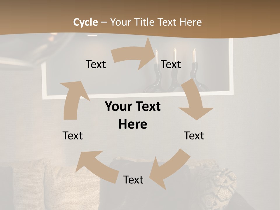Furniture Elegant Living PowerPoint Template