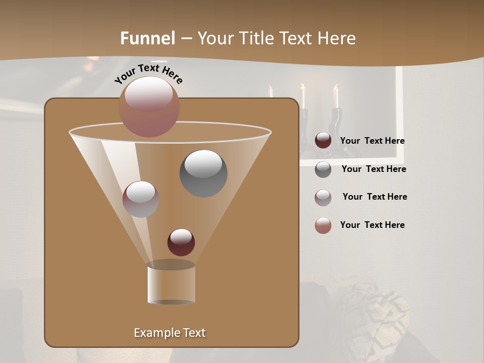 Furniture Elegant Living PowerPoint Template