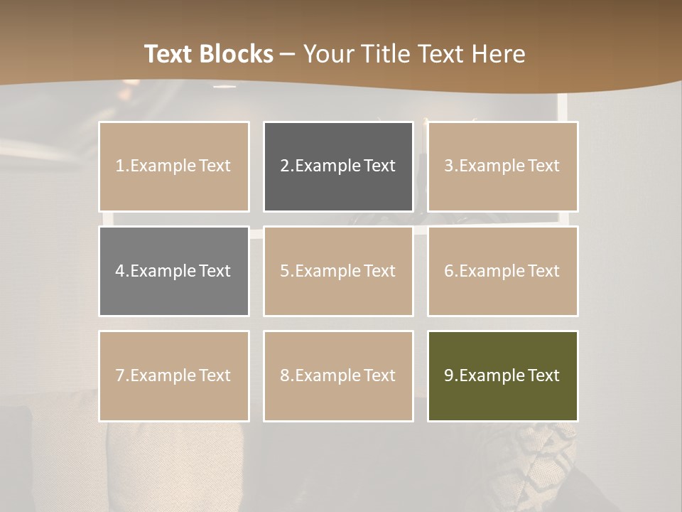 Furniture Elegant Living PowerPoint Template
