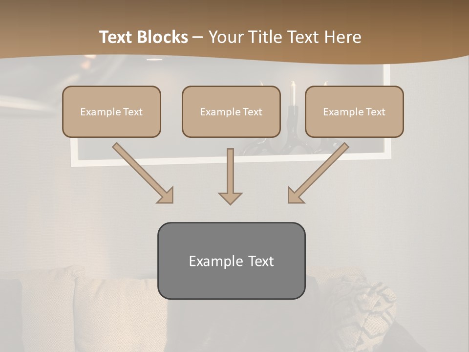 Furniture Elegant Living PowerPoint Template