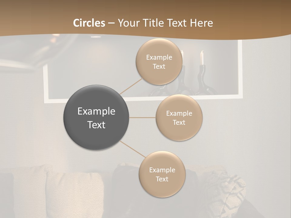 Furniture Elegant Living PowerPoint Template
