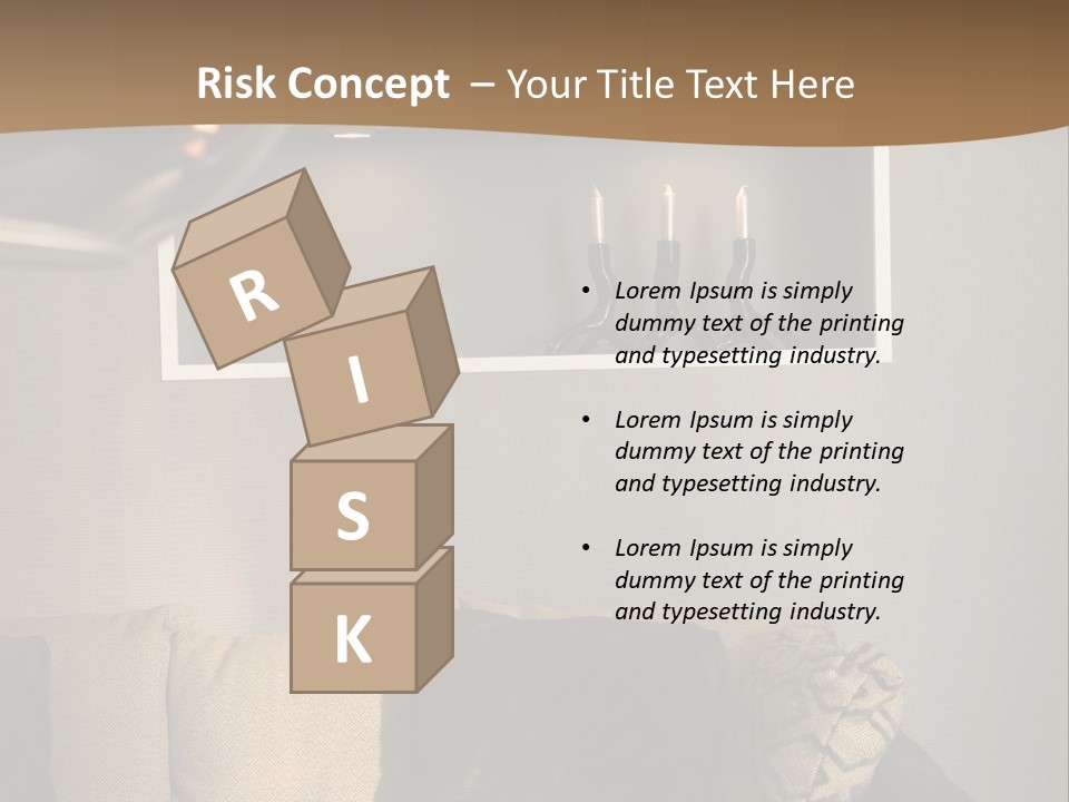 Furniture Elegant Living PowerPoint Template