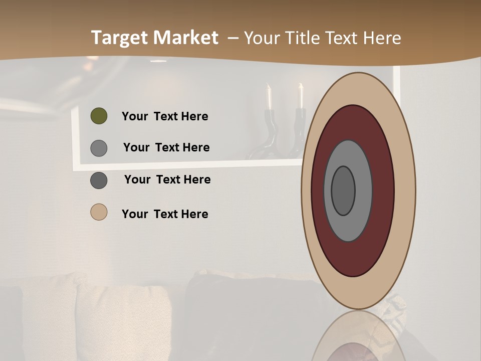 Furniture Elegant Living PowerPoint Template