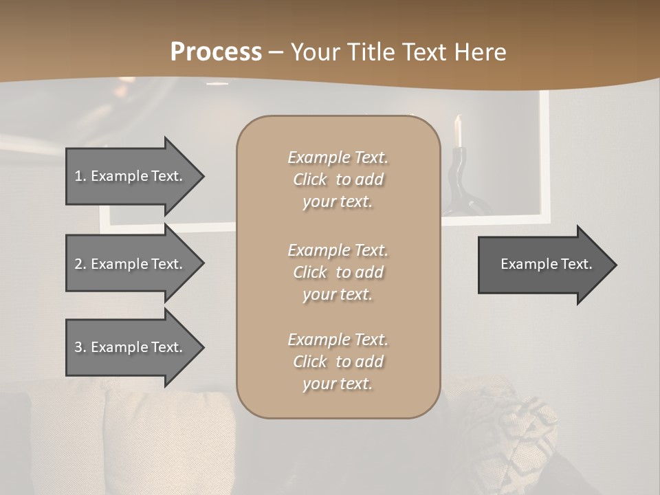 Furniture Elegant Living PowerPoint Template