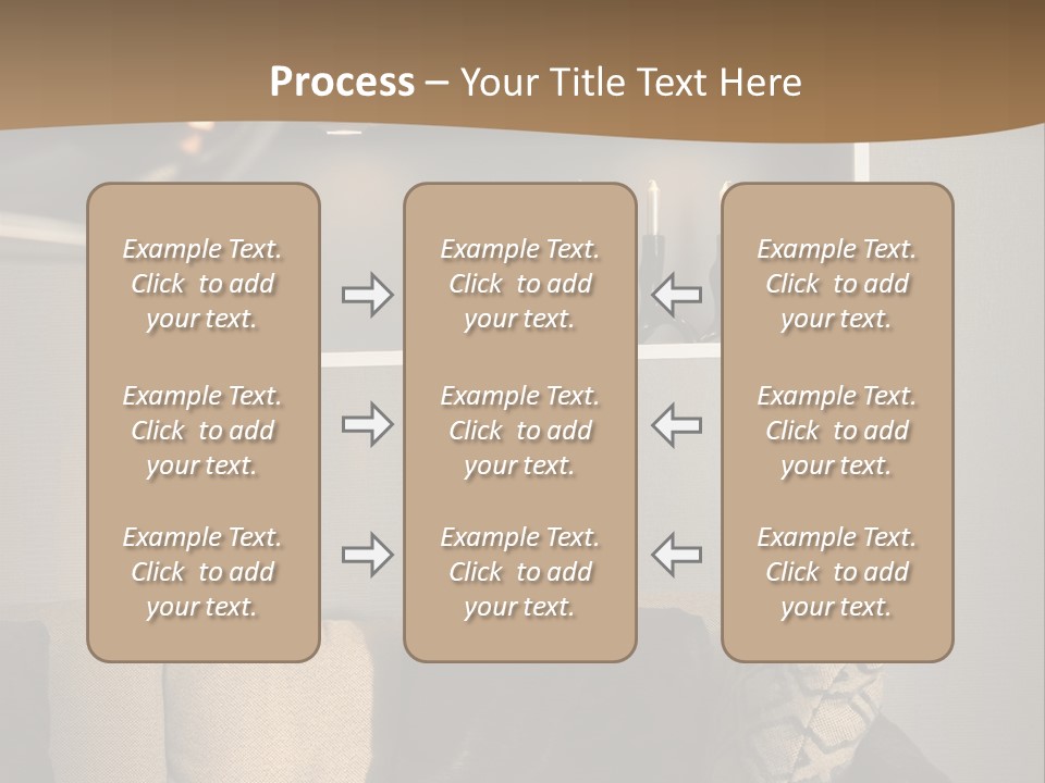 Furniture Elegant Living PowerPoint Template