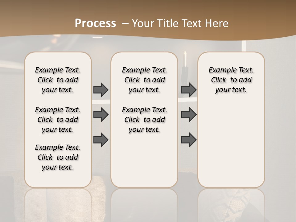 Furniture Elegant Living PowerPoint Template