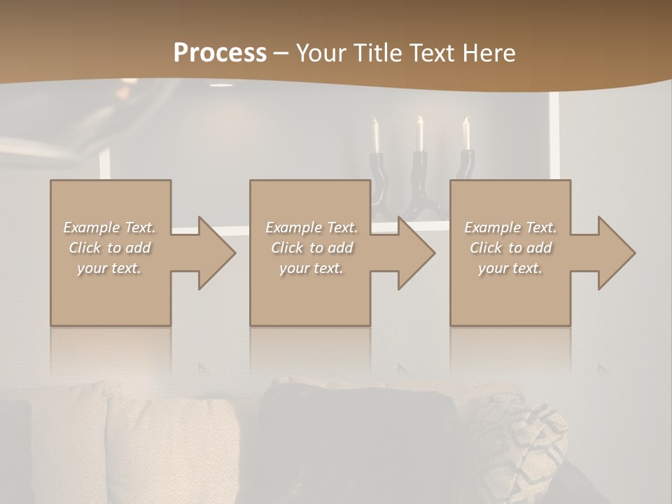 Furniture Elegant Living PowerPoint Template