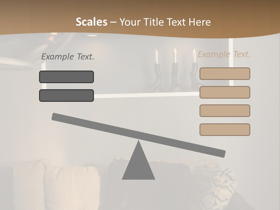 Furniture Elegant Living PowerPoint Template