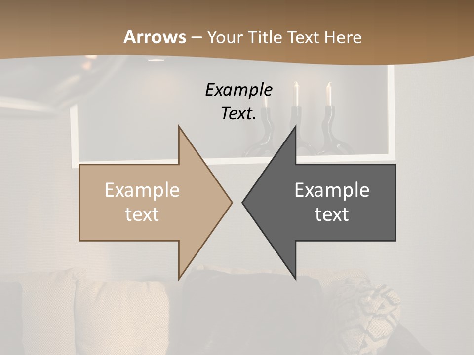 Furniture Elegant Living PowerPoint Template