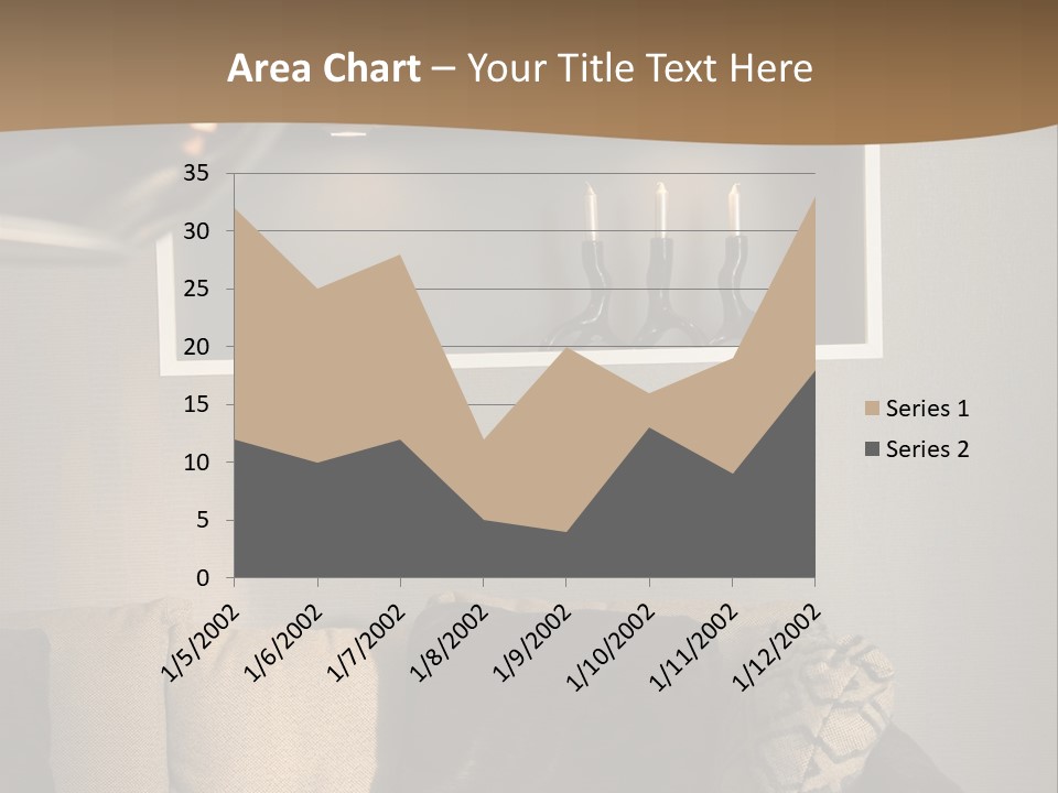 Furniture Elegant Living PowerPoint Template