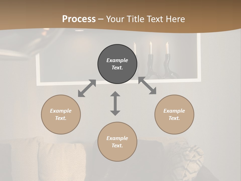 Furniture Elegant Living PowerPoint Template