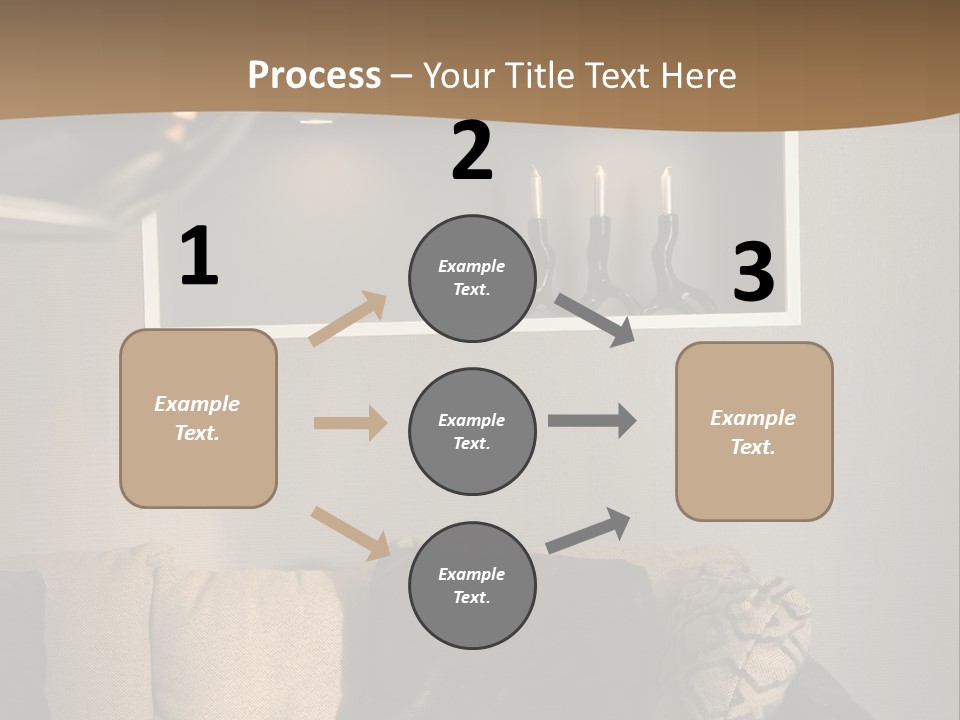 Furniture Elegant Living PowerPoint Template
