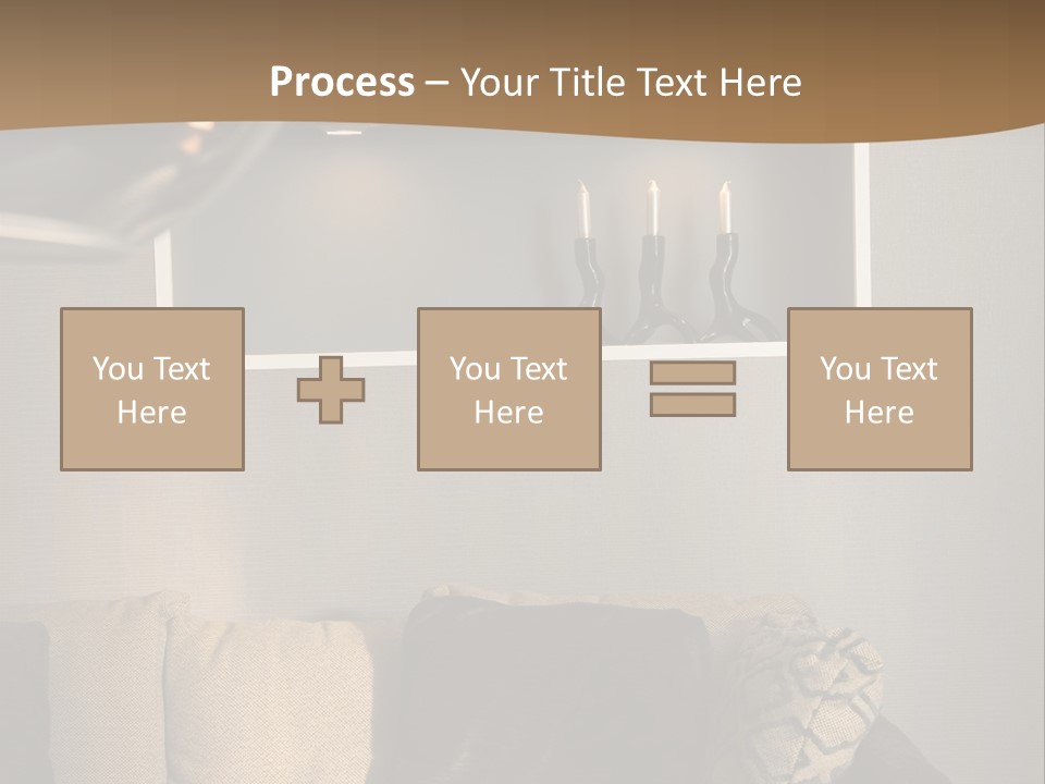 Furniture Elegant Living PowerPoint Template
