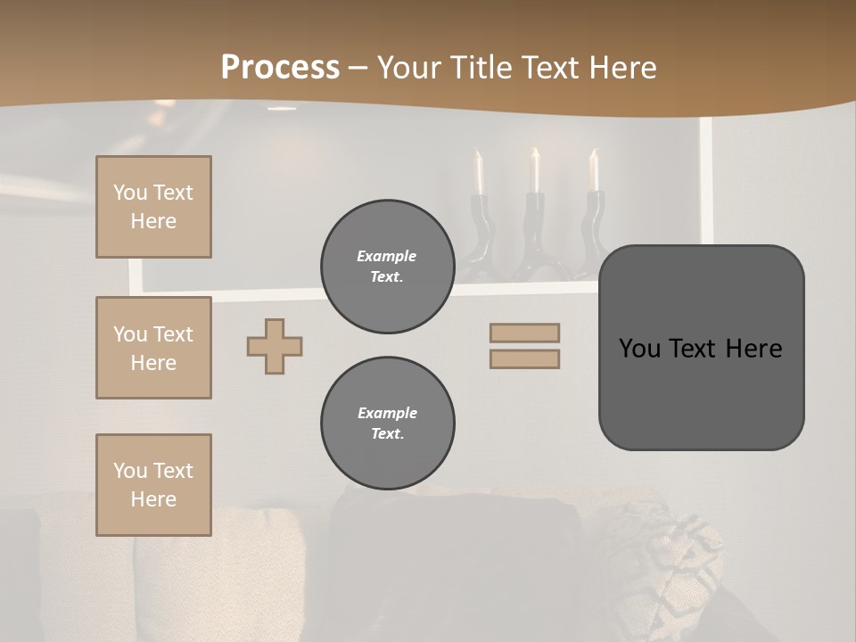 Furniture Elegant Living PowerPoint Template
