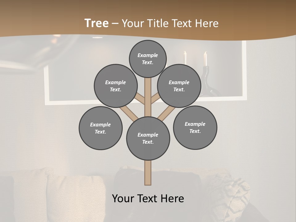 Furniture Elegant Living PowerPoint Template