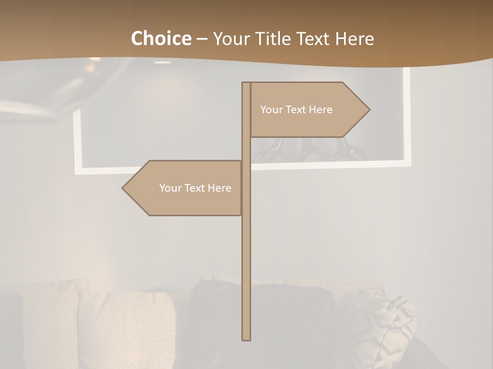 Furniture Elegant Living PowerPoint Template