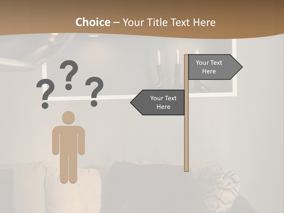 Furniture Elegant Living PowerPoint Template