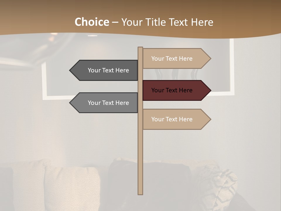 Furniture Elegant Living PowerPoint Template