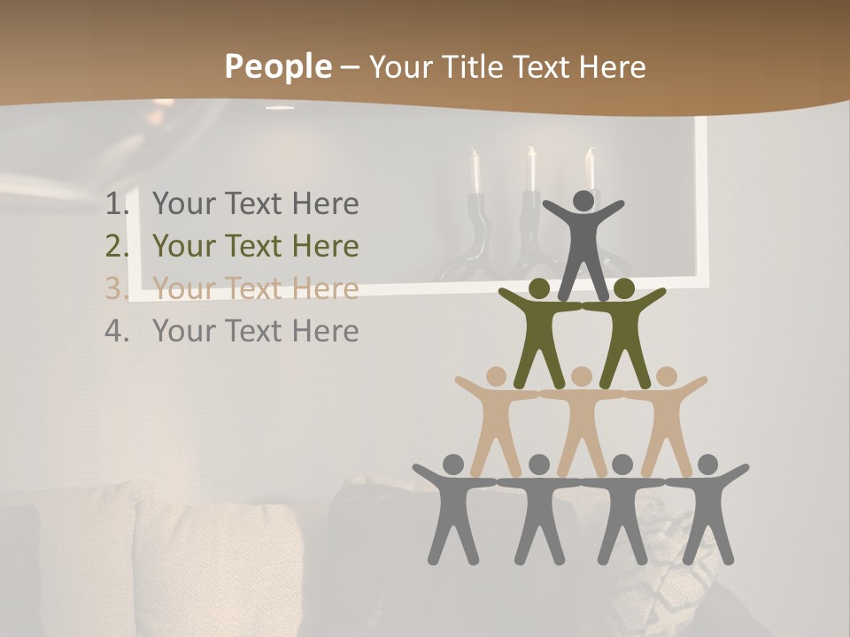 Furniture Elegant Living PowerPoint Template