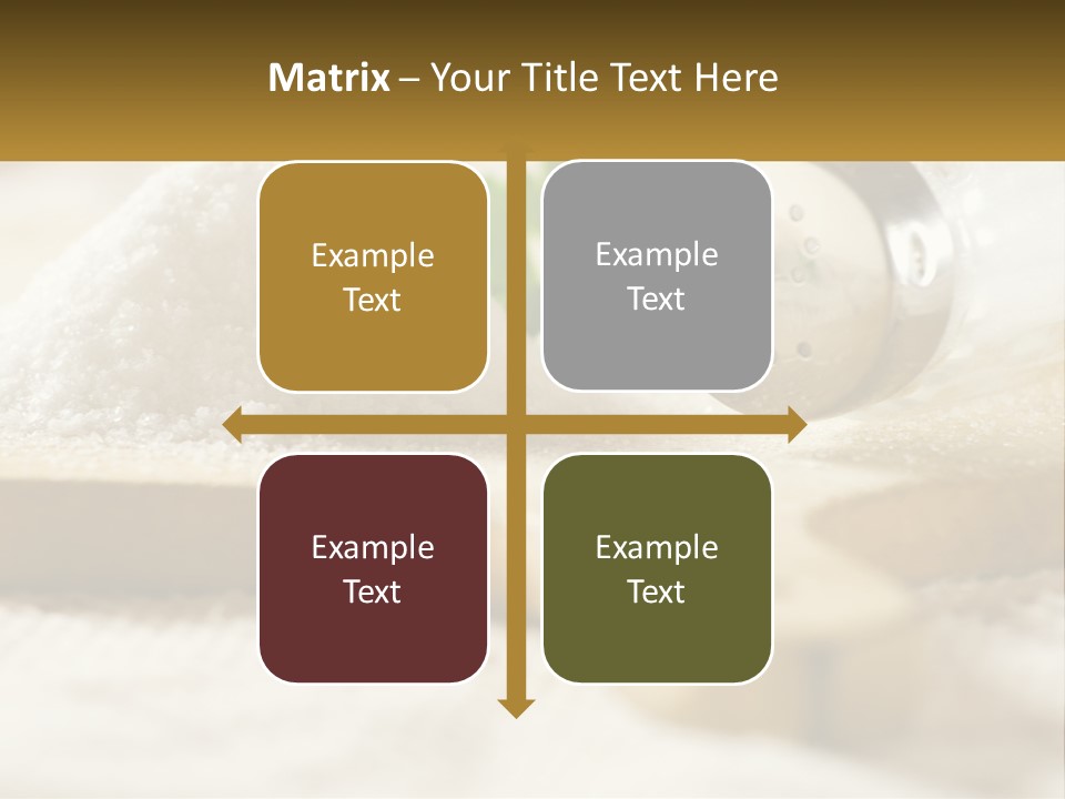 Organic White Cook PowerPoint Template