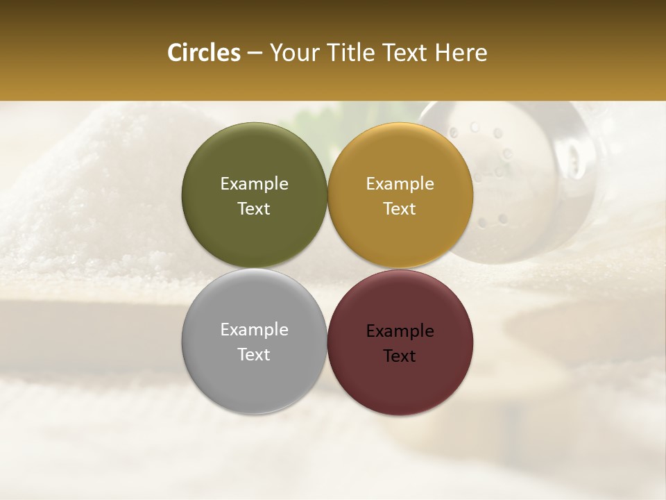 Organic White Cook PowerPoint Template