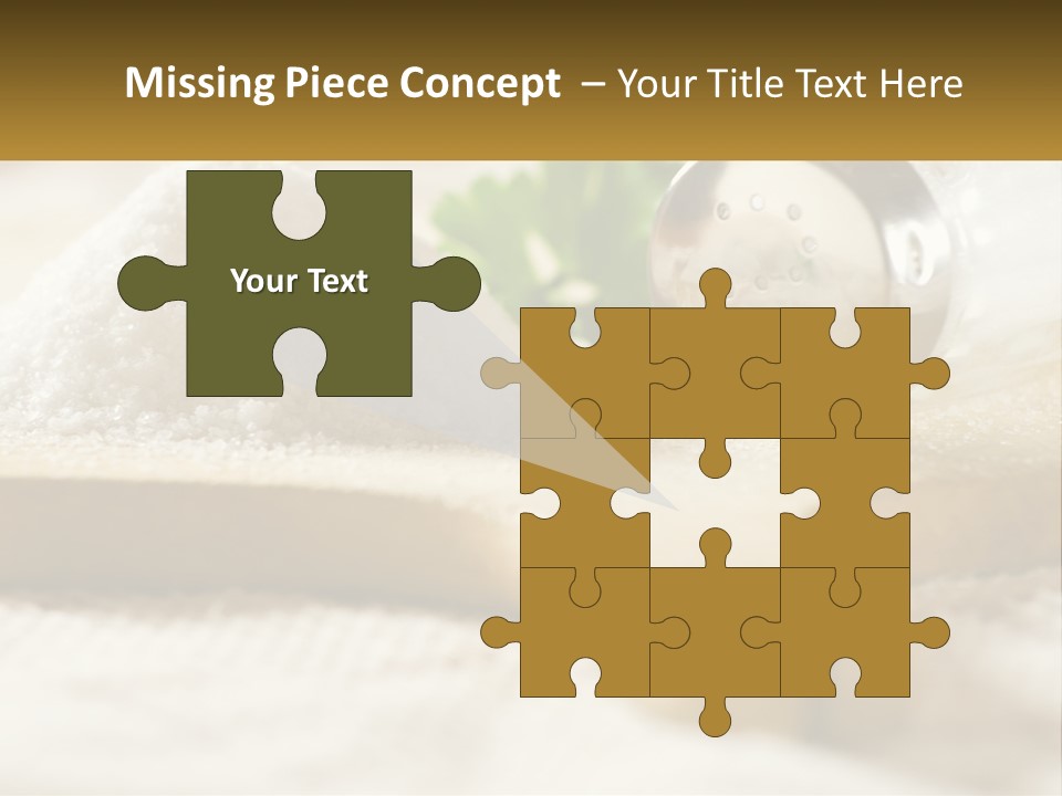 Organic White Cook PowerPoint Template