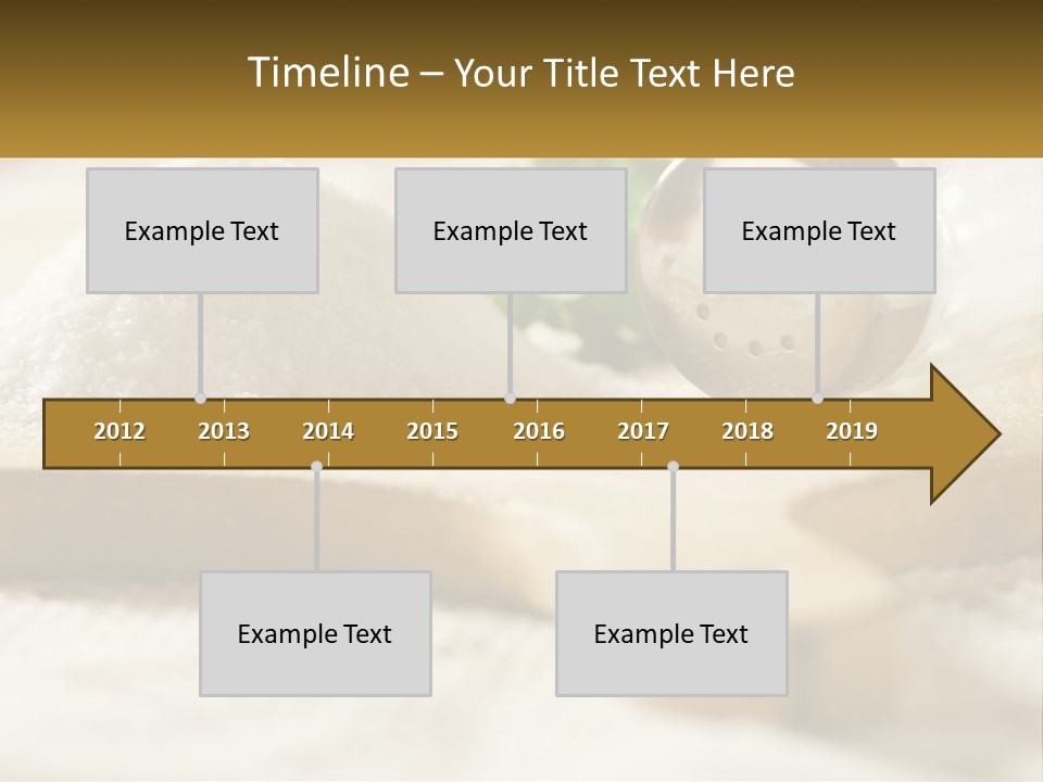 Organic White Cook PowerPoint Template
